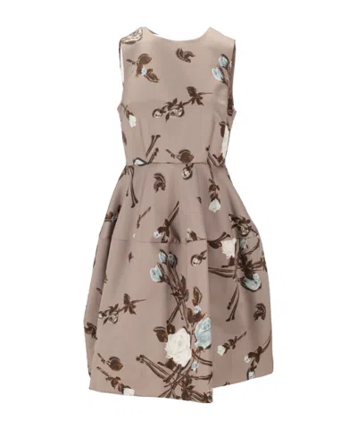 P.a.r.o.s.h Sleeveless Dress In Brown