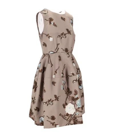 P.a.r.o.s.h Sleeveless Dress In Brown