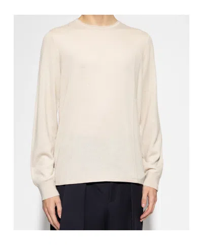 Rag & Bone Crew-neck Sweater In White