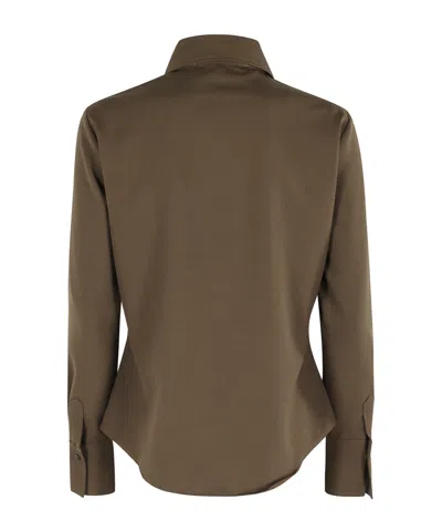 Rohe Gingham-check Button-down Shirt In Brown