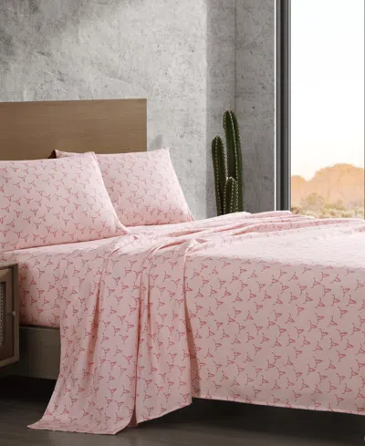 Wrangler Closeout!  Microfiber 4-pc. Sheet Set, Queen In Pink