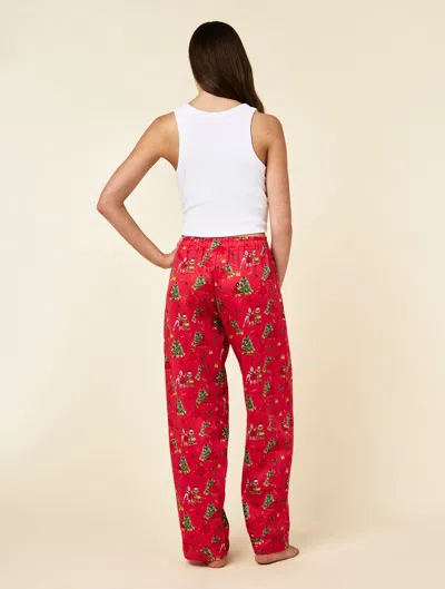Papinelle Christmas Full Length Pant In Pink
