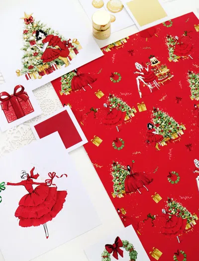 Papinelle Christmas Full Length Pant In Pink