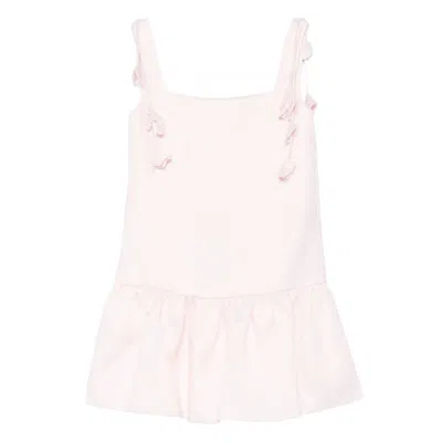 Self-portrait Taffeta Mini Dress In Pink