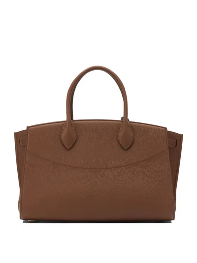 Ferragamo Salvatore  "studio Soft" Medium Handbag In Brown