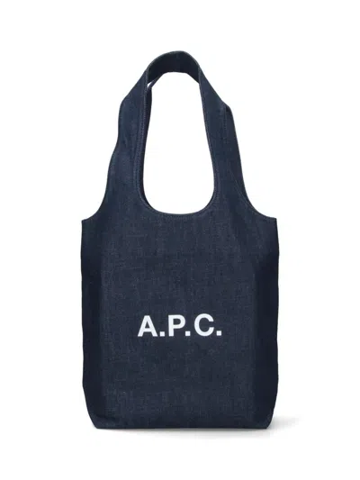 Apc A.p.c. Mini Tote Bag Ninon In Black