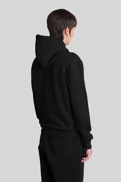 Ami Alexandre Mattiussi Ami Paris Ami De Coeur Navy Blue Hoodie In Black