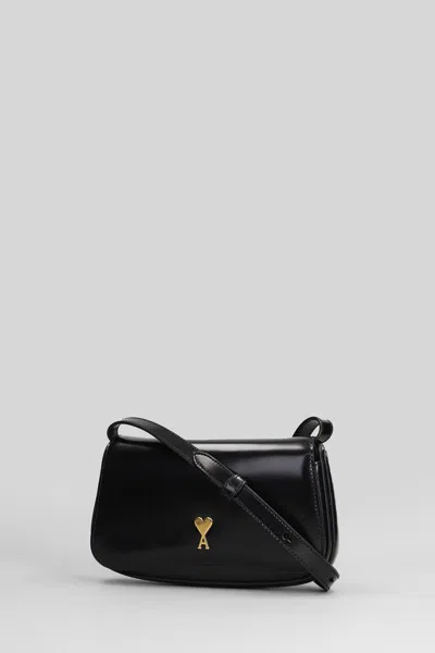 Ami Alexandre Mattiussi Ami Paris Paris Bag Small Shoulder Bag In Black