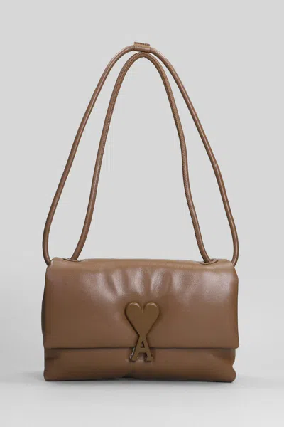 Ami Alexandre Mattiussi Ami Paris Voulez Vous Bag Shoulder Bag In Brown