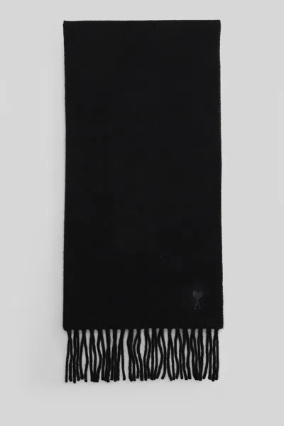 Ami Alexandre Mattiussi Ami Paris Scarve In Black