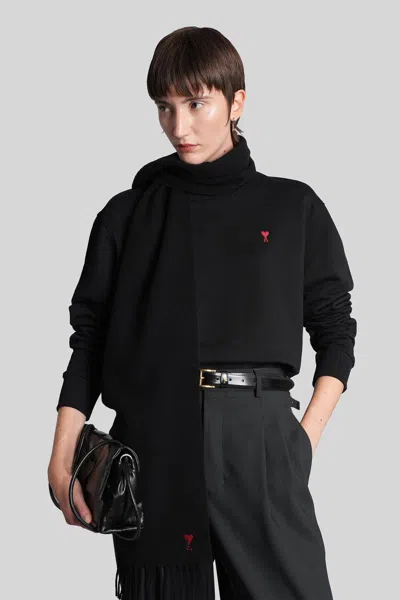 Ami Alexandre Mattiussi Ami Paris Sweatshirt In Black