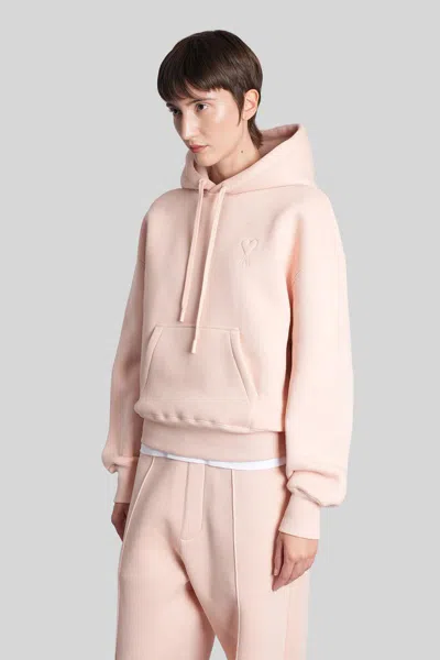 Ami Alexandre Mattiussi Ami Paris Sweatshirt In Pink