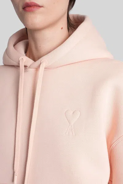 Ami Alexandre Mattiussi Ami Paris Sweatshirt In Pink