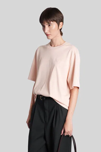 Ami Alexandre Mattiussi Ami Paris T-shirt In Pink