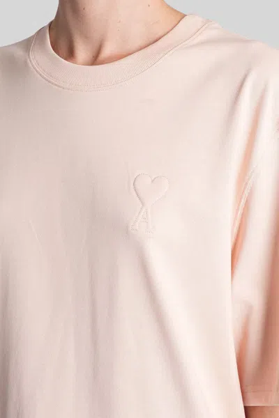 Ami Alexandre Mattiussi Ami Paris T-shirt In Pink