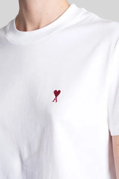 Ami Alexandre Mattiussi Ami Paris T-shirt In White