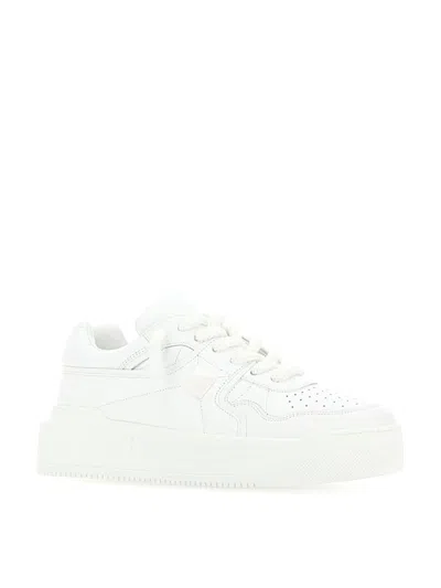 Valentino Garavani White Nappa Leather One Stud Xl Sneakers