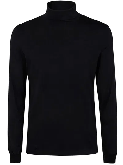 Girelli Bruni "giza" Long Sleeve Turtleneck Sweater Clothing In Black