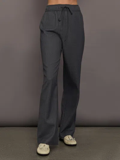 Rue Sophie Arlin Drawstring Pant In Gray