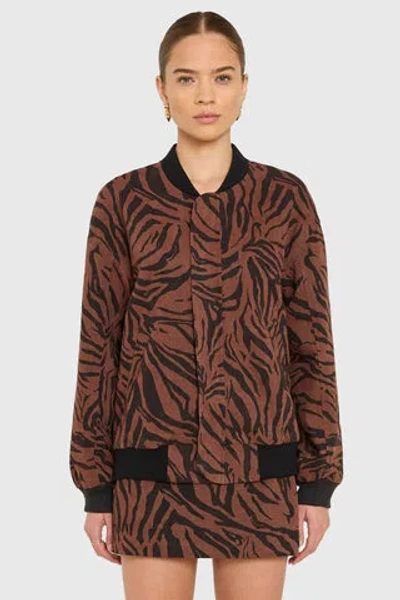 Amanda Uprichard Vero Bomber Jacket In Multi