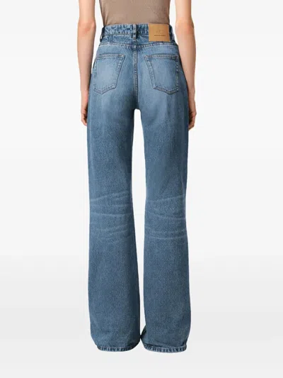 Ami Alexandre Mattiussi Ami Paris Used Blue Cotton Jeans In Blue
