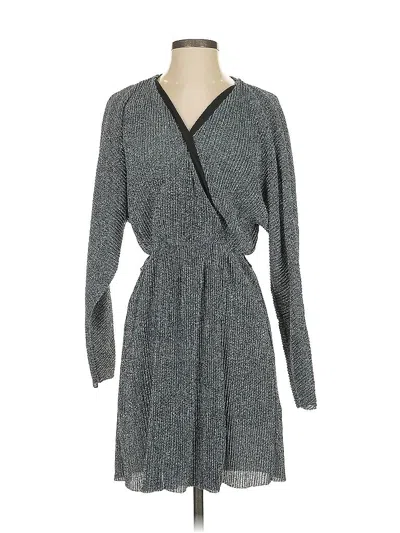 Pre-owned H&m Casual Dress In Gray