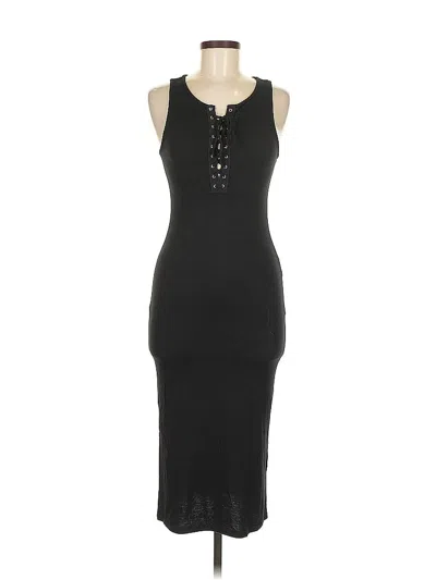 Pre-owned Velvet Torch Casual Dress In Black