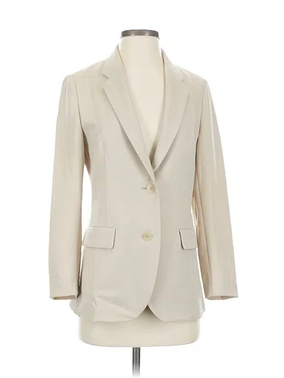 Pre-owned Uniqlo Blazer Jacket In White