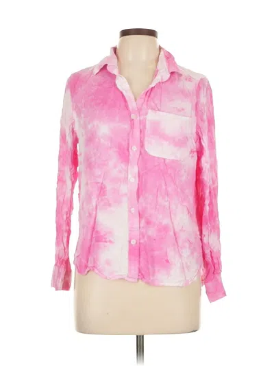 Pre-owned Velvet Heart Long Sleeve Blouse In Pink