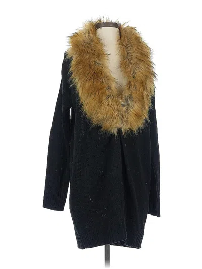 Pre-owned Dress Forum Cardigan Sweater In Black