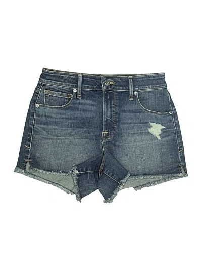 Pre-owned Good American Denim Shorts In Blue