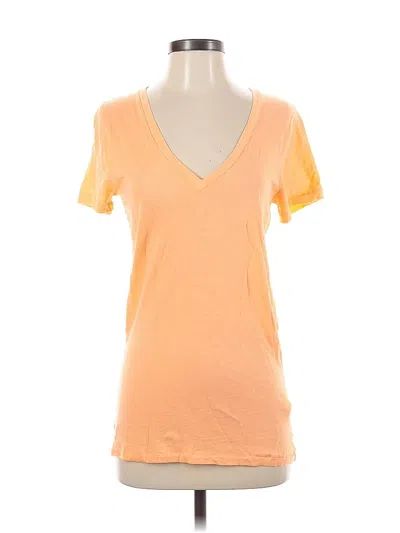 Pre-owned J.crew Factory Store Short Sleeve T-shirt In Orange