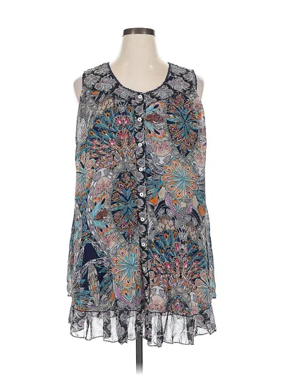 Pre-owned Papillon Casual Dress In Blue