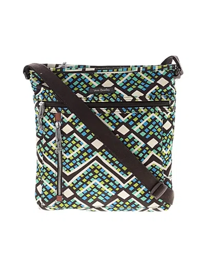 Pre-owned Vera Bradley Messenger In Green