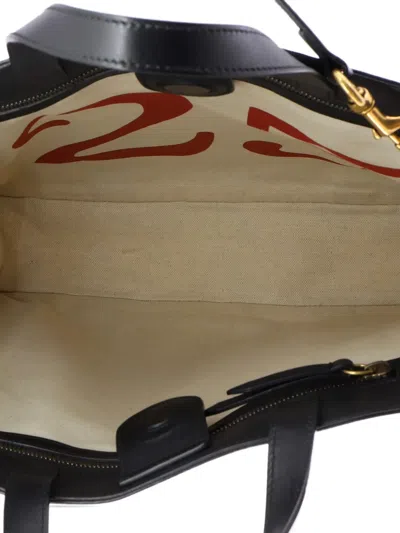 Pre-owned Gucci Convertible Soft Open Printed Gg Coated Canvas Tall Tote Bag In Brown