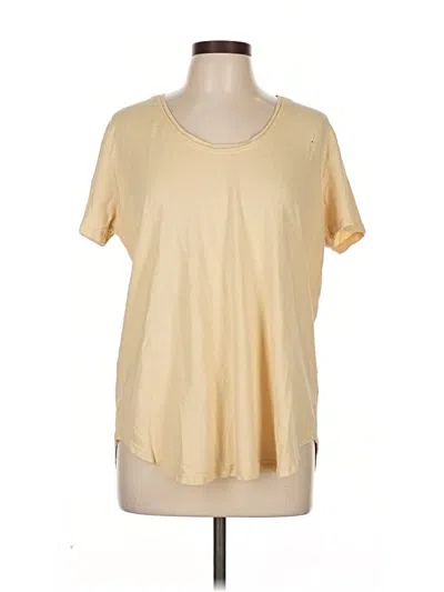 Pre-owned Poetry Short Sleeve T-shirt In Gold