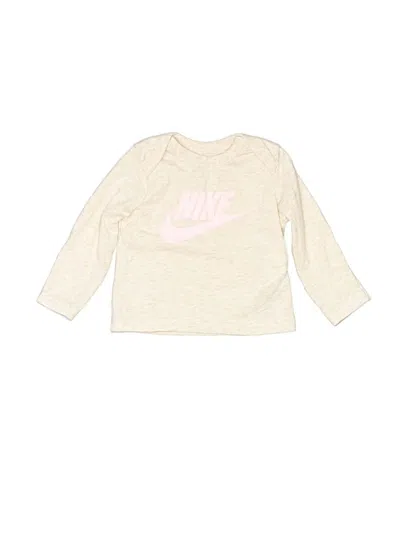 Pre-owned Nike Babies' Long Sleeve T-shirt In White