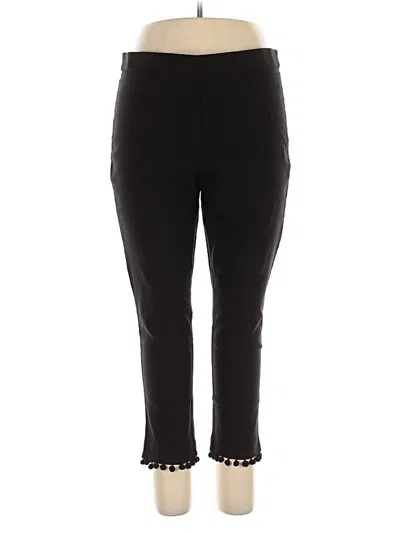 Pre-owned Roz & Ali Active Pants In Black