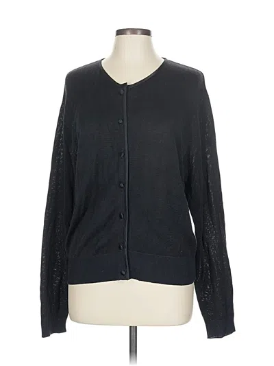 Pre-owned Lilly Pulitzer Cardigan Sweater In Black