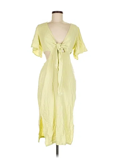 Pre-owned Lulus Casual Dress In Yellow