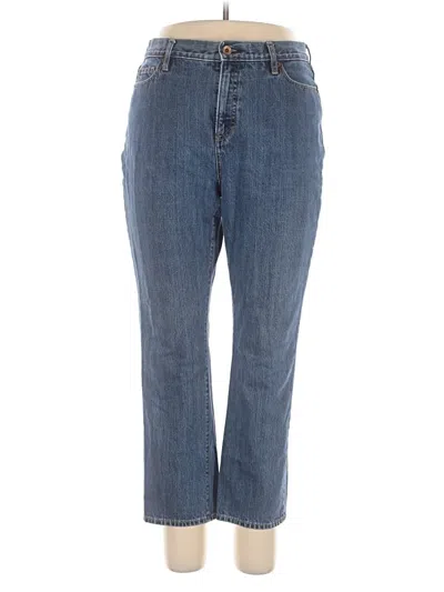 Pre-owned Lands' End Jeans In Blue