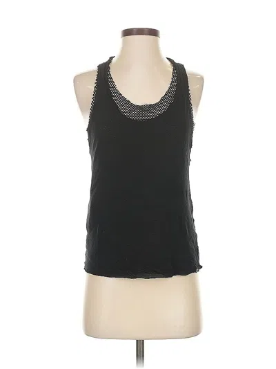 Pre-owned Koral Tank Top Black Halter Neckline Tops