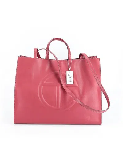 Pre-owned Telfar Tote Bag In Red