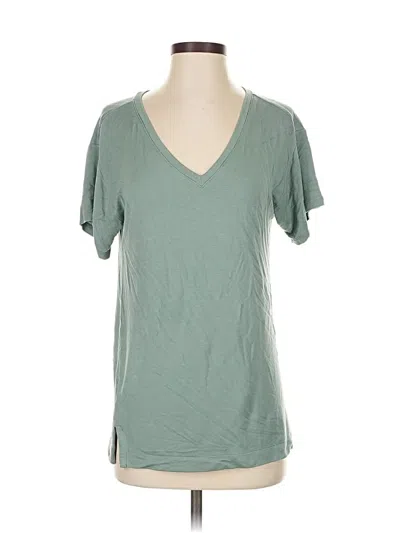 Pre-owned Ann Taylor Loft Outlet Short Sleeve T-shirt In Green