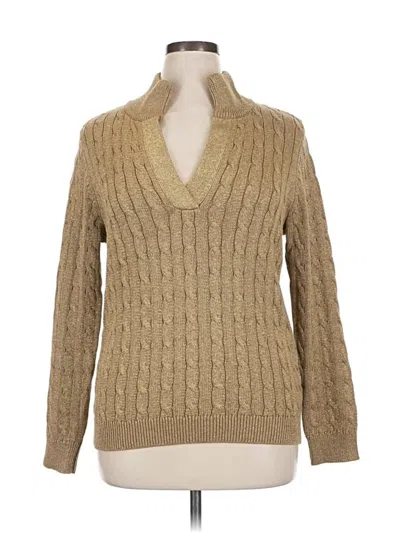 Pre-owned Polo Ralph Lauren Pullover Sweater In Brown