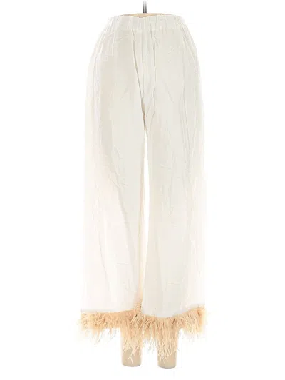 Pre-owned Sleeper Casual Pants In White