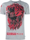 PHILIPP PLEIN 'Lion Roar' T-shirt,HANDWASH