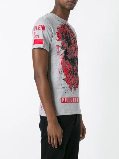 Shop Philipp Plein 'lion Roar' T-shirt