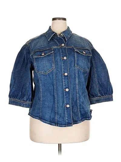 Pre-owned Chico's Denim Jacket In Blue