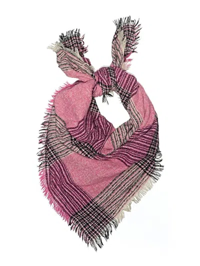 Pre-owned Hat Attack Scarf In Pink